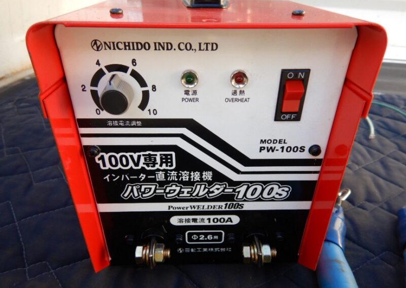 中古程度良 日動工業 インバーター直流溶接機 PW-100S 入力電圧100V 2 