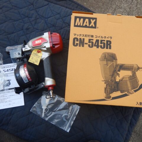 宅配買取中古品 MAX マックス 38mm 高圧 フロア用 釘打機 スーパーネイラ HA-38F1/438MAフロア エア釘打機